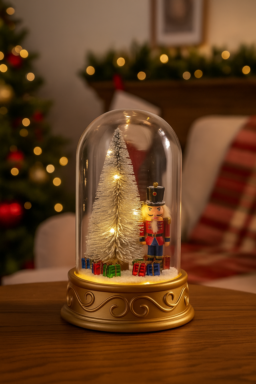 Светеща купола с лешникотрошач – Златно сияние