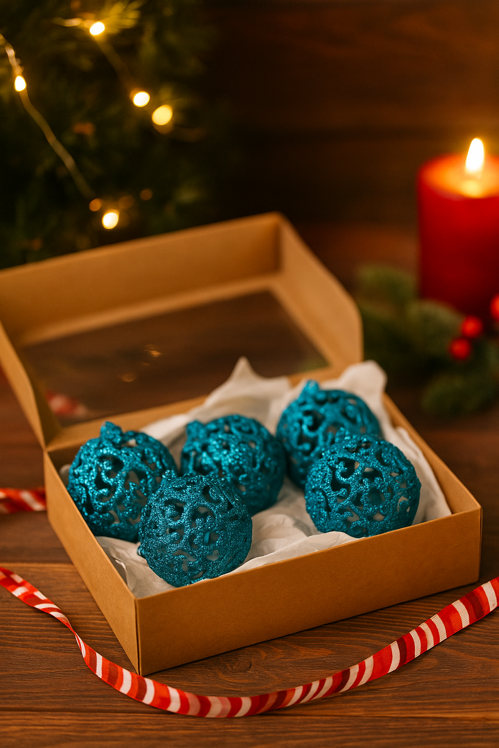 Колекция коледни топки „Съкровища на зимната фея“